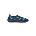 Navy - Side - Animal Childrens-Kids Cove Water Shoes