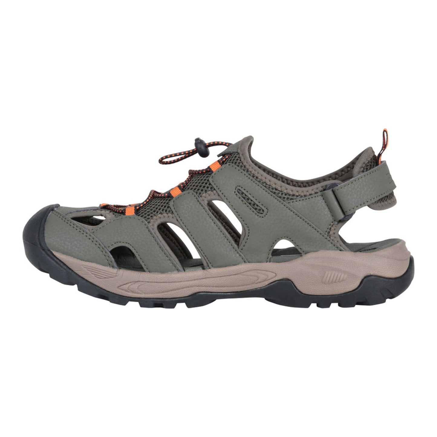 Khaki Green - Lifestyle - Mountain Warehouse Mens Rift Drainage Sandals