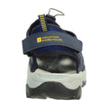 Blue - Back - Mountain Warehouse Mens Rift Drainage Sandals