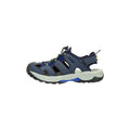 Blue - Pack Shot - Mountain Warehouse Mens Rift Drainage Sandals