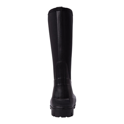 Black - Back - Mountain Warehouse Womens-Ladies Mucker Neoprene Calf Boots