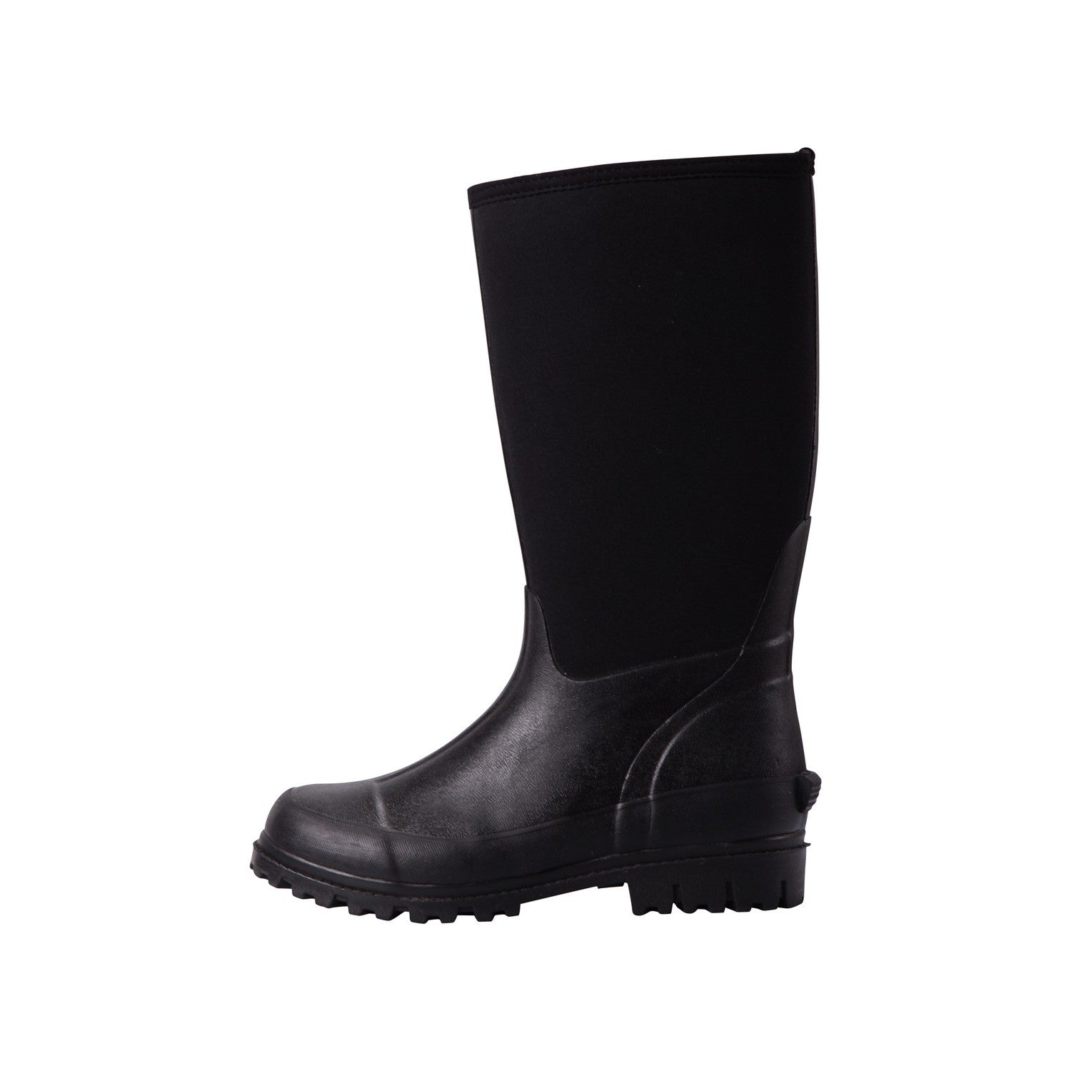 Black - Side - Mountain Warehouse Womens-Ladies Mucker Neoprene Calf Boots