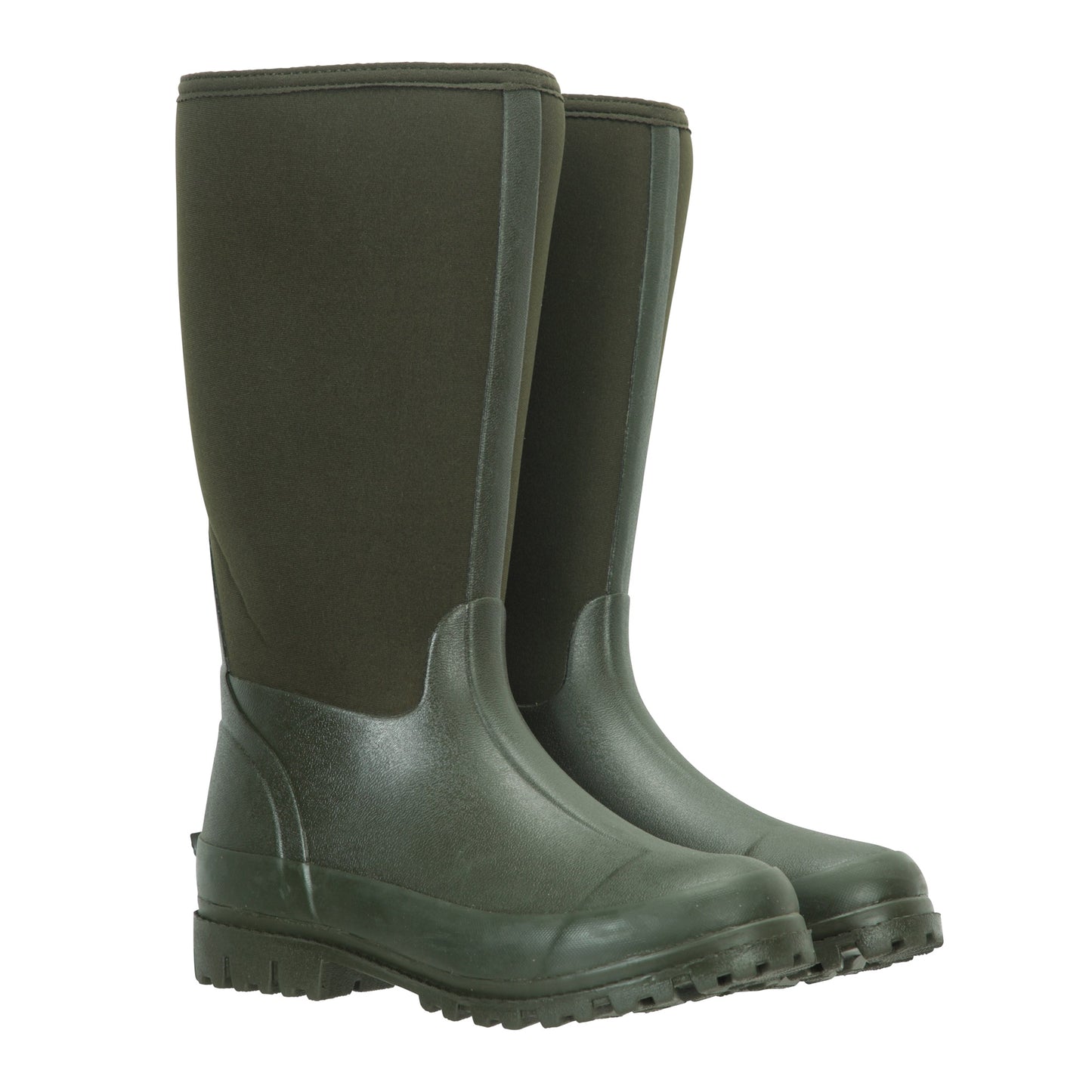 Green - Front - Mountain Warehouse Womens-Ladies Mucker Neoprene Calf Boots