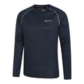Navy - Back - Mountain Warehouse Mens Endurance Long-Sleeved T-Shirt