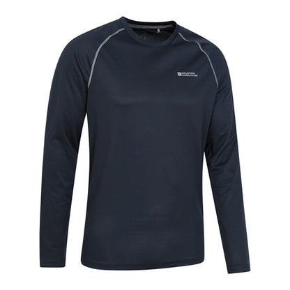 Navy - Lifestyle - Mountain Warehouse Mens Endurance Long-Sleeved T-Shirt