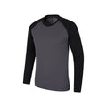 Black - Back - Mountain Warehouse Mens Endurance Long-Sleeved T-Shirt