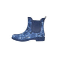 Dark Blue - Side - Mountain Warehouse Womens-Ladies Floral Rubber Wellington Boots