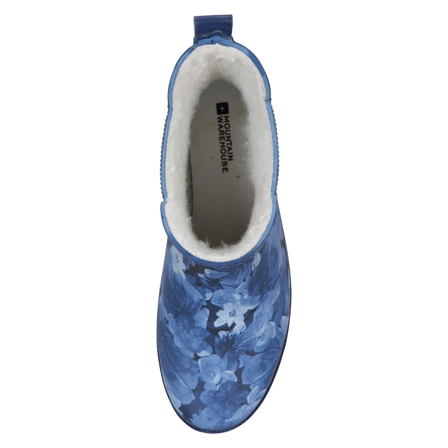 Dark Blue - Pack Shot - Mountain Warehouse Womens-Ladies Floral Rubber Wellington Boots
