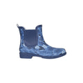 Dark Blue - Pack Shot - Mountain Warehouse Womens-Ladies Floral Rubber Wellington Boots