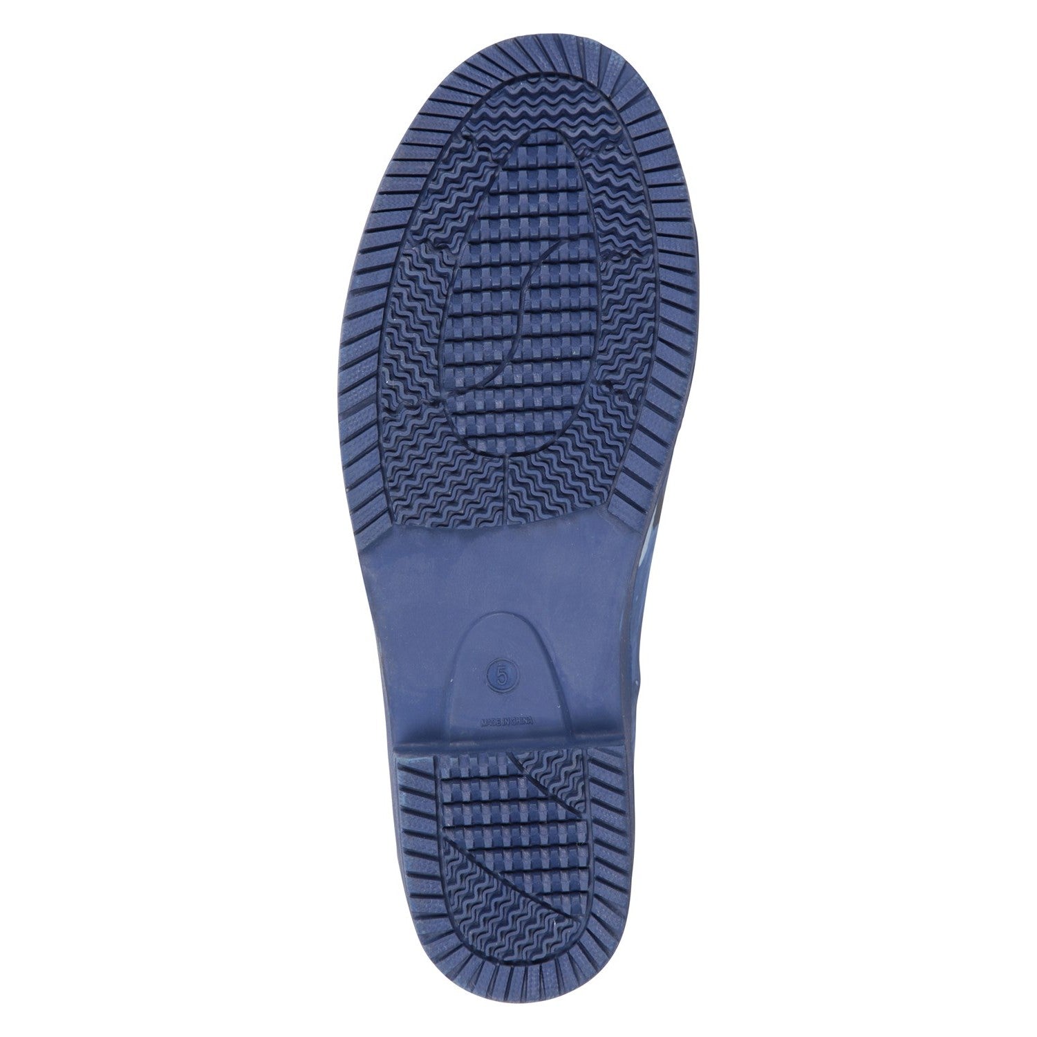 Dark Blue - Close up - Mountain Warehouse Womens-Ladies Floral Rubber Wellington Boots