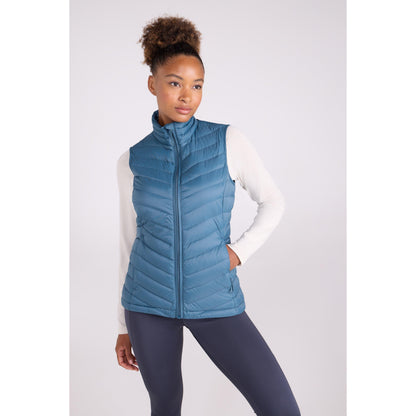 Teal - Front - Mountain Warehouse Womens-Ladies Extreme II Featherweight Gilet