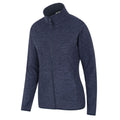 Blue - Side - Mountain Warehouse Womens-Ladies Snowdon Fleece Jacket