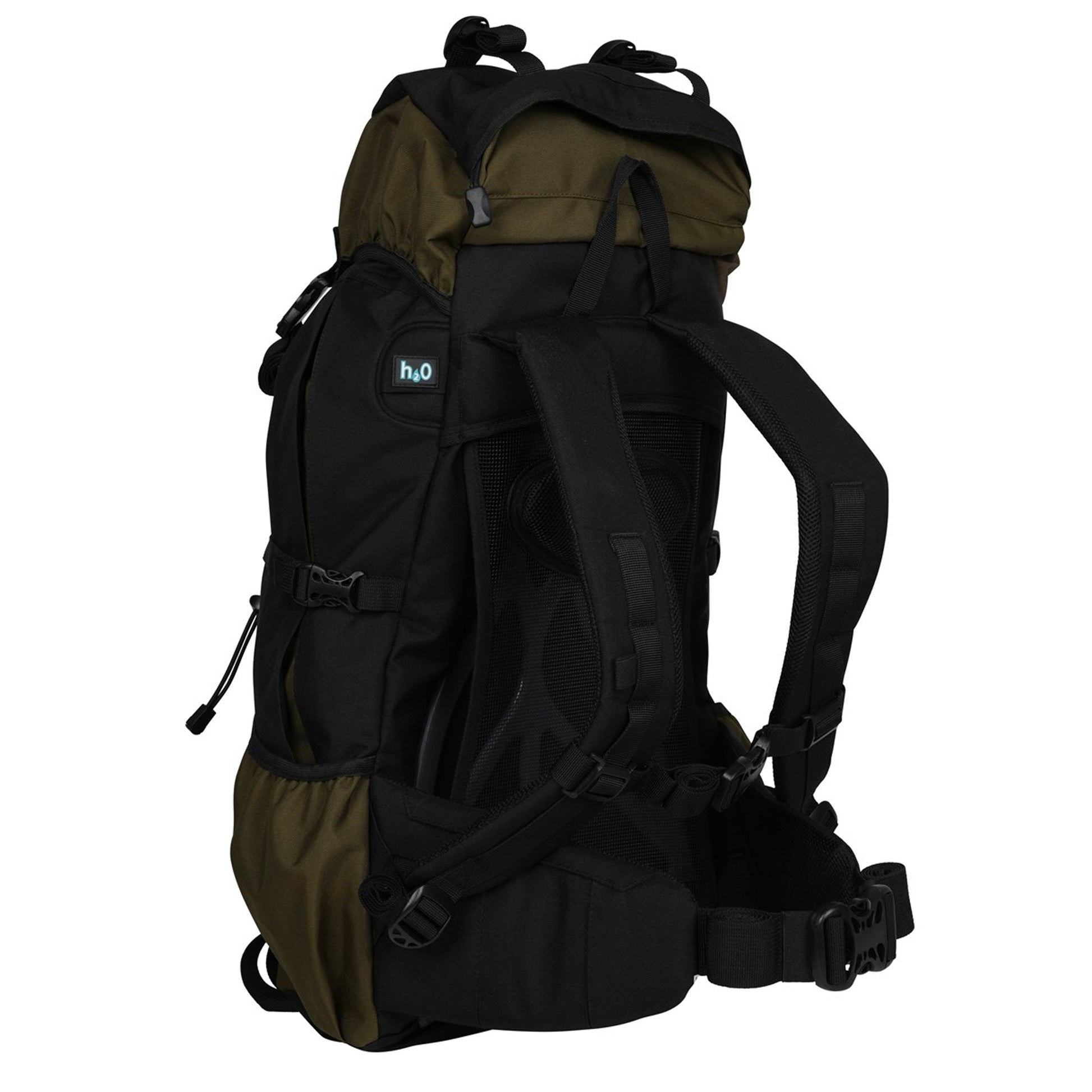 Khaki Green - Back - Mountain Warehouse Ventura 40L Backpack