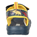 Blue-Yellow - Back - Mountain Warehouse Childrens-Kids Sand Sandals