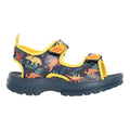 Blue-Yellow - Back - Mountain Warehouse Childrens-Kids Sand Sandals