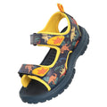 Blue-Yellow - Close up - Mountain Warehouse Childrens-Kids Sand Sandals