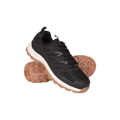 Black - Close up - Mountain Warehouse Mens Highline II Walking Shoes