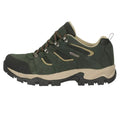 Green - Side - Mountain Warehouse Mens Voyage Suede Waterproof Walking Shoes