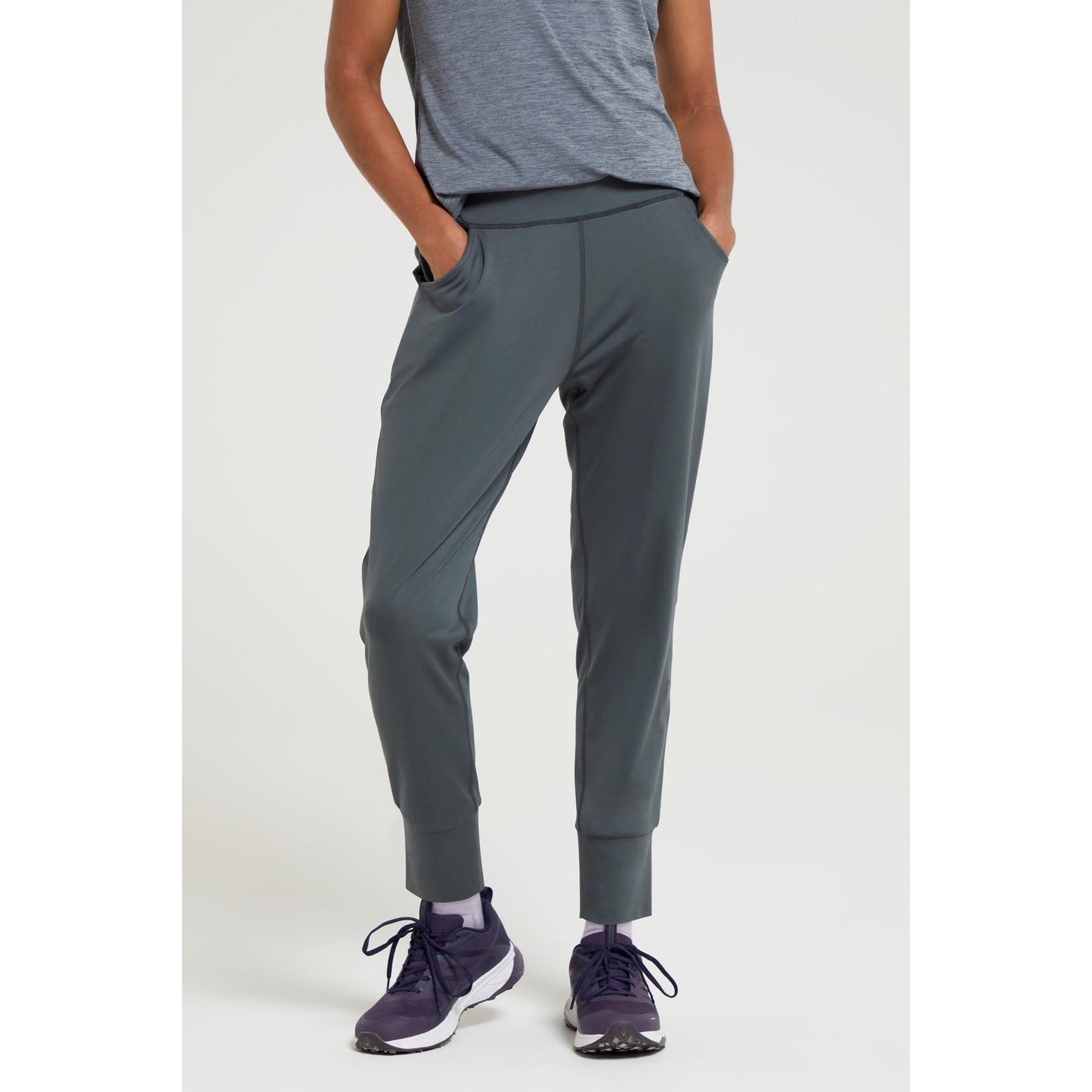 Khaki Green - Front - Mountain Warehouse Womens-Ladies Meditate Capri