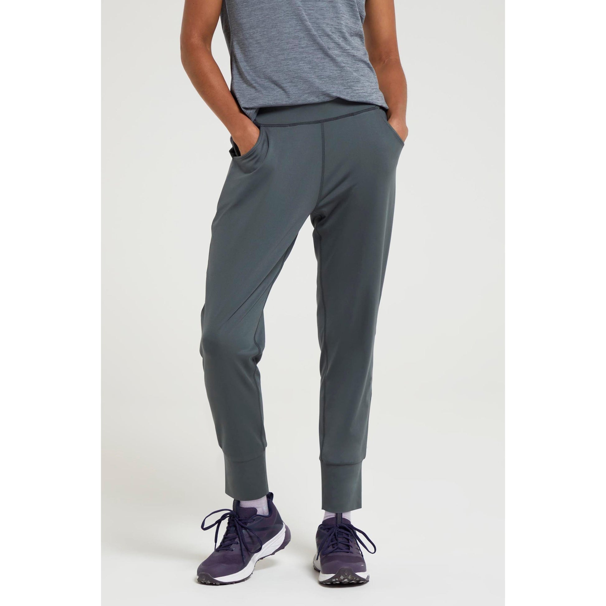 Khaki Green - Front - Mountain Warehouse Womens-Ladies Meditate Capri