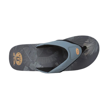 Dark Khaki - Back - Animal Mens Jekyl Recycled Flip Flops