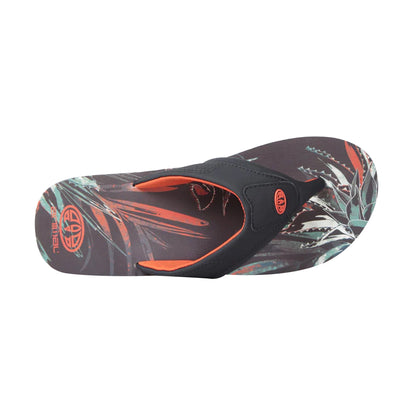 Burnt Orange - Back - Animal Mens Jekyl Recycled Flip Flops