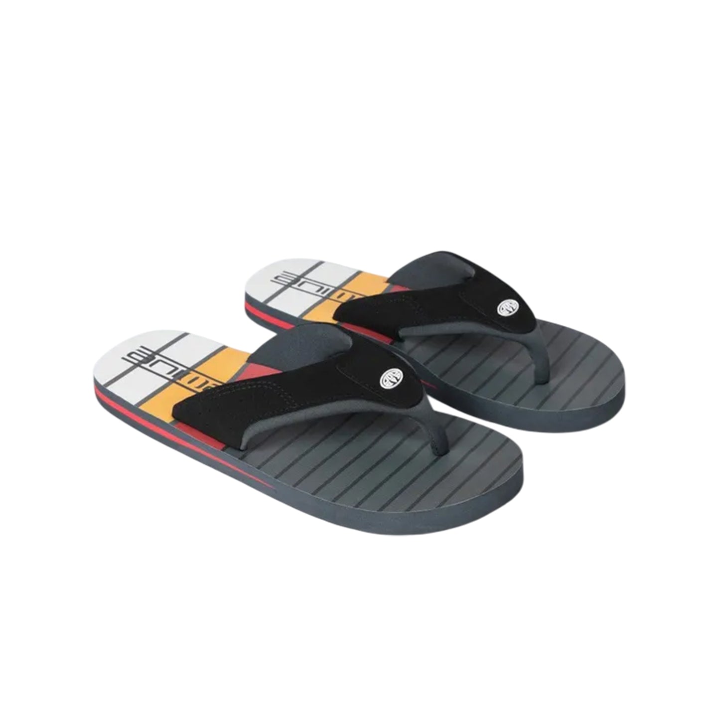 Grey - Front - Animal Mens Jekyl Recycled Flip Flops