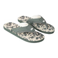 Light Khaki - Front - Animal Mens Jekyl Recycled Flip Flops