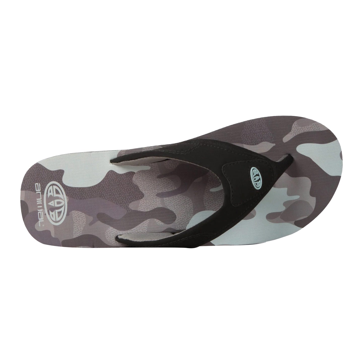 Medium Grey - Back - Animal Mens Jekyl Recycled Flip Flops