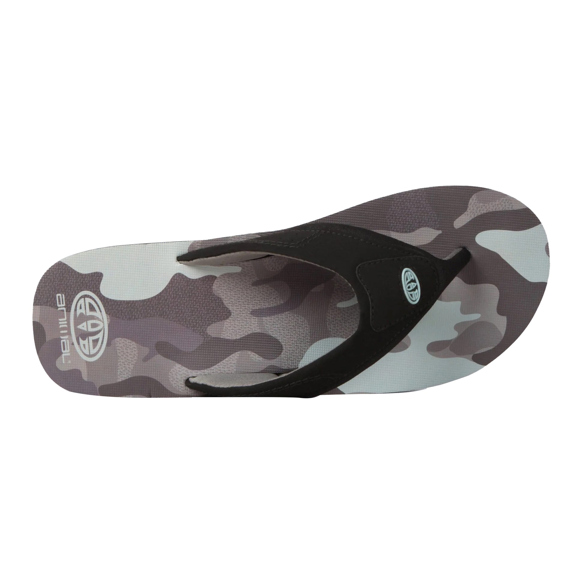 Medium Grey - Back - Animal Mens Jekyl Recycled Flip Flops