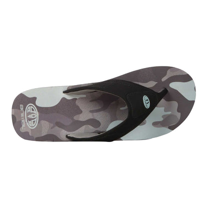 Medium Grey - Back - Animal Mens Jekyl Recycled Flip Flops