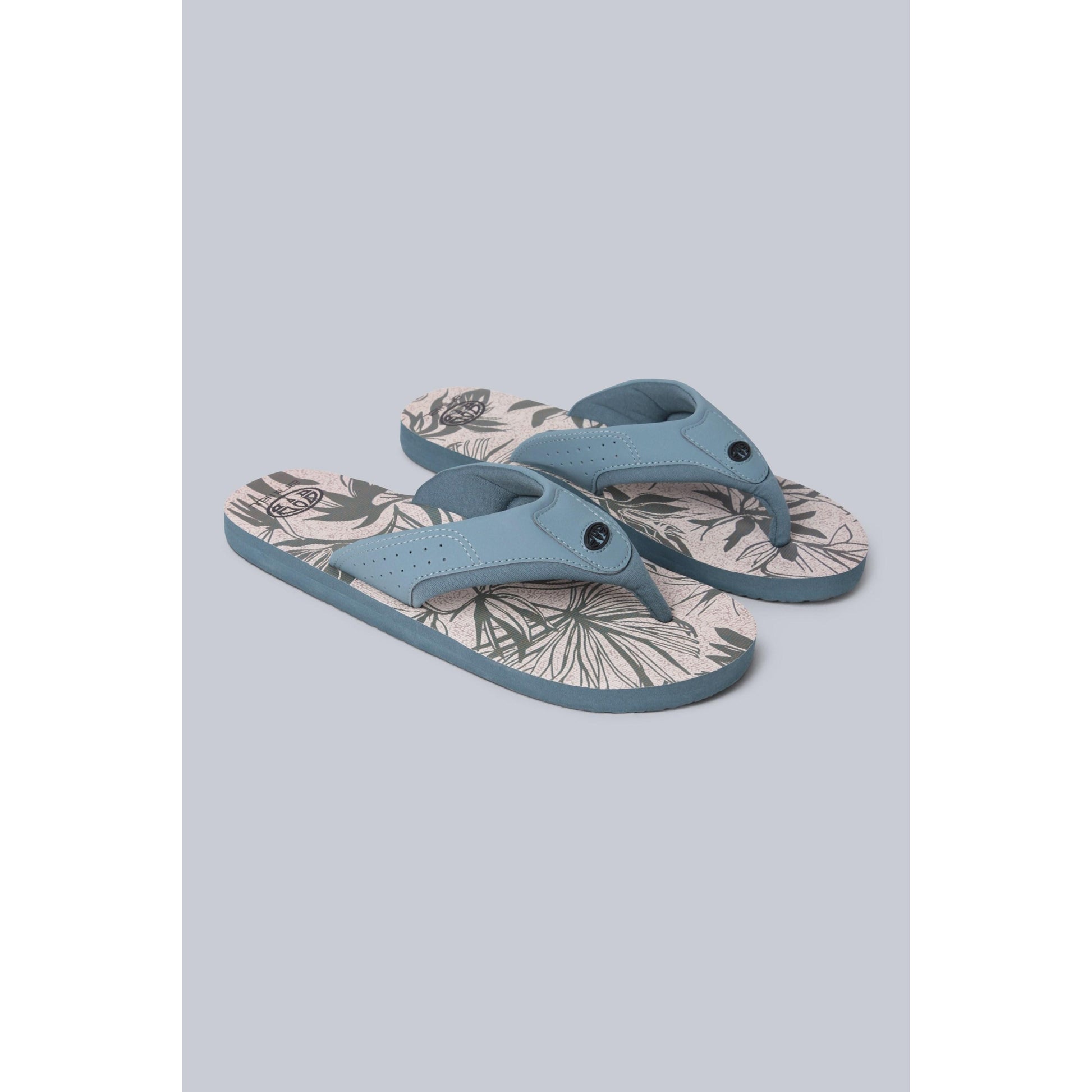 Pale Green - Front - Animal Mens Jekyl Recycled Flip Flops