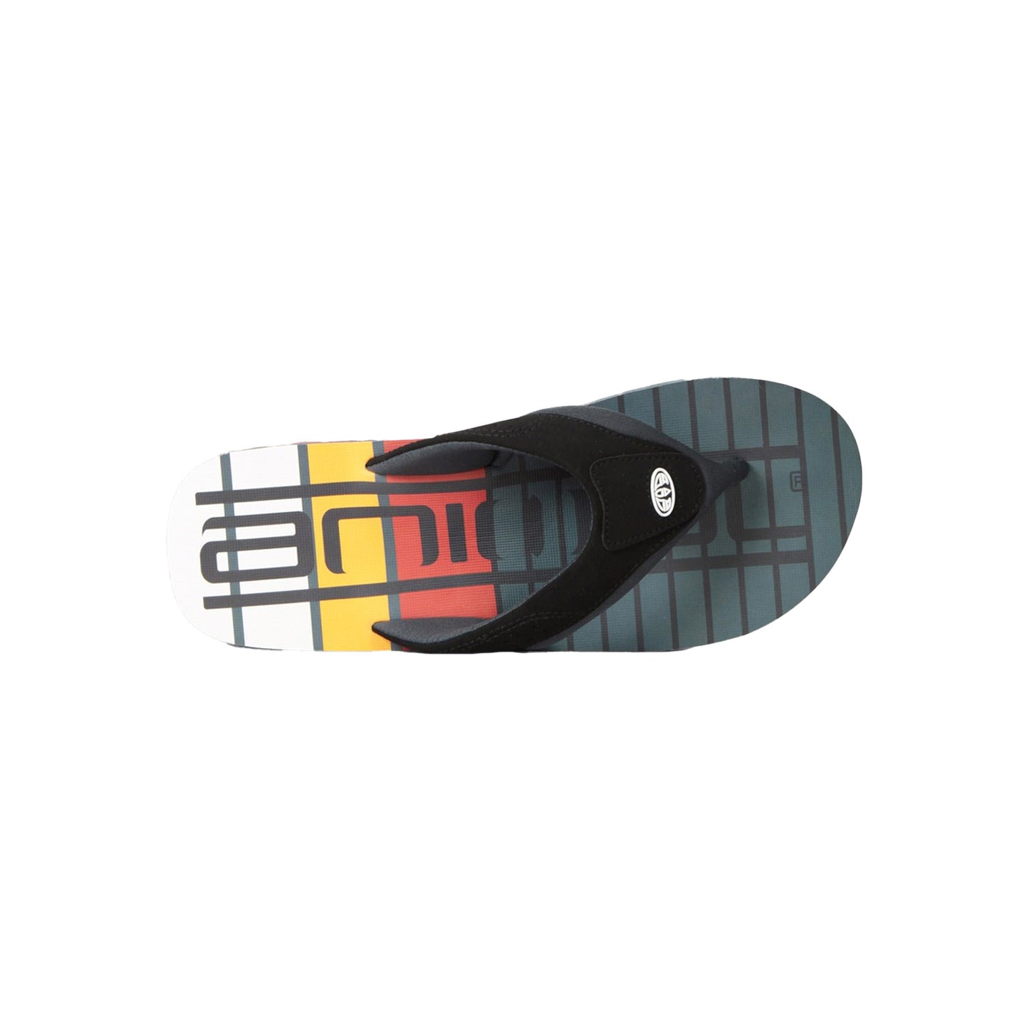 Grey - Back - Animal Mens Jekyl Recycled Flip Flops