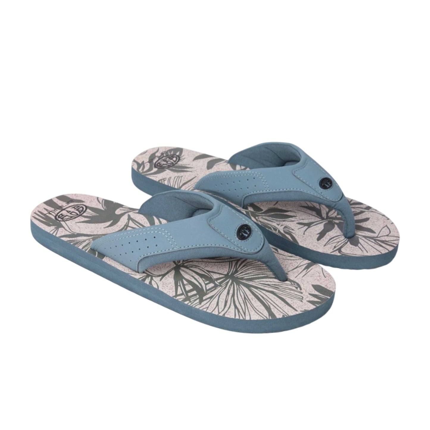 Pale Green - Front - Animal Mens Jekyl Recycled Flip Flops
