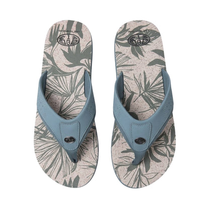 Pale Green - Back - Animal Mens Jekyl Recycled Flip Flops
