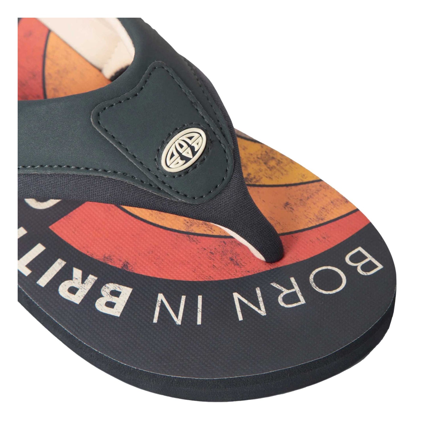 Bright Orange - Lifestyle - Animal Mens Jekyl Recycled Flip Flops