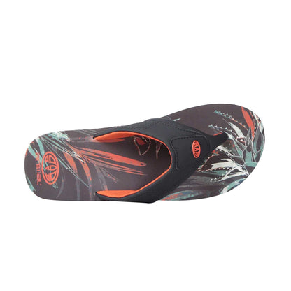 Burnt Orange - Back - Animal Mens Jekyl Recycled Flip Flops