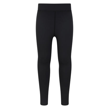 Black - Front - Mountain Warehouse Girls Flick Flack Soft Touch Leggings