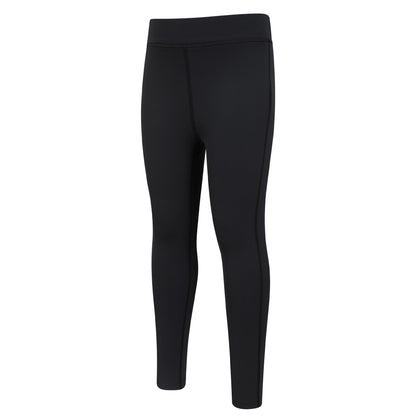Black - Side - Mountain Warehouse Girls Flick Flack Soft Touch Leggings