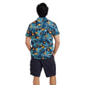 Blue - Back - Mountain Warehouse Mens Tropical Short-Sleeved Shirt