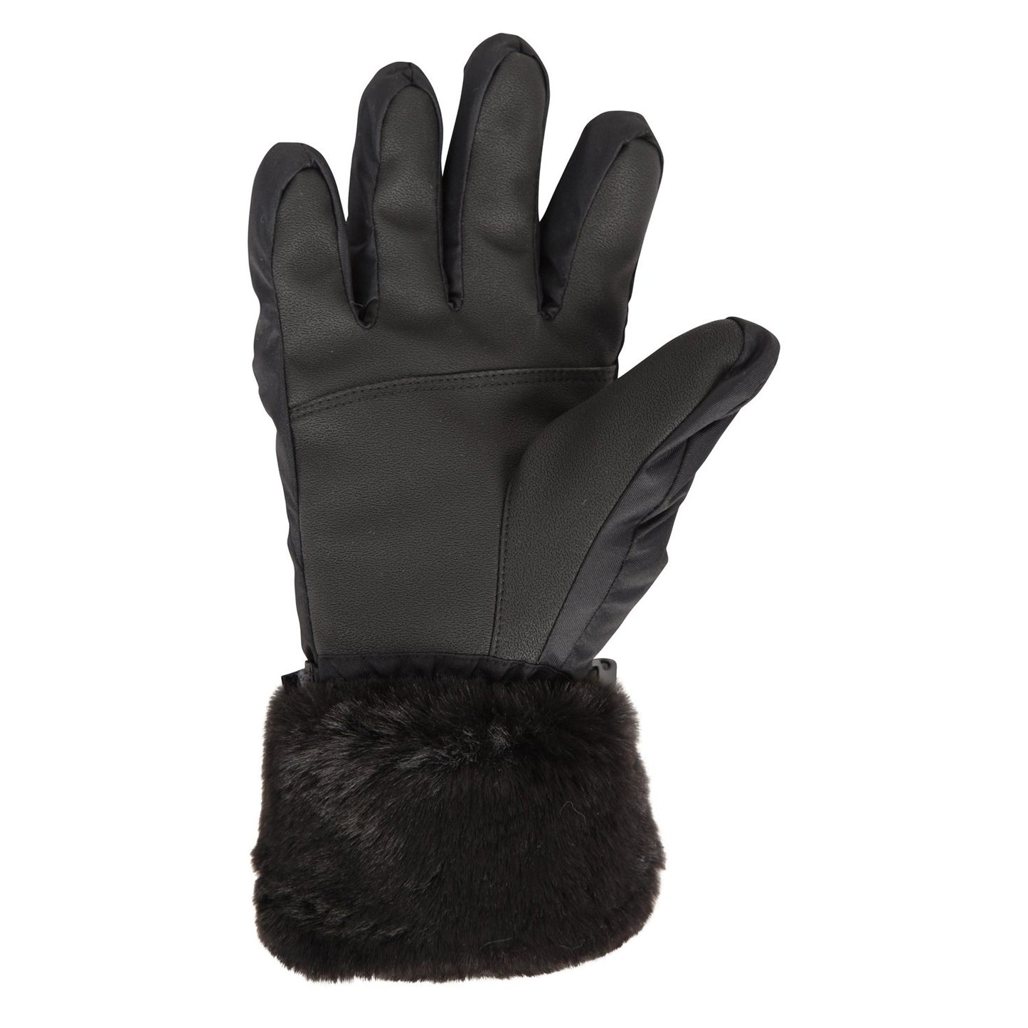 Black - Back - Mountain Warehouse Womens-Ladies Parallax Waterproof Ski Gloves