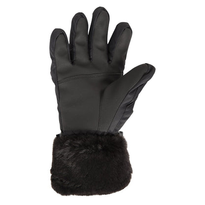 Black - Back - Mountain Warehouse Womens-Ladies Parallax Waterproof Ski Gloves