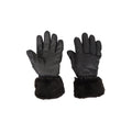 Black - Side - Mountain Warehouse Womens-Ladies Parallax Waterproof Ski Gloves