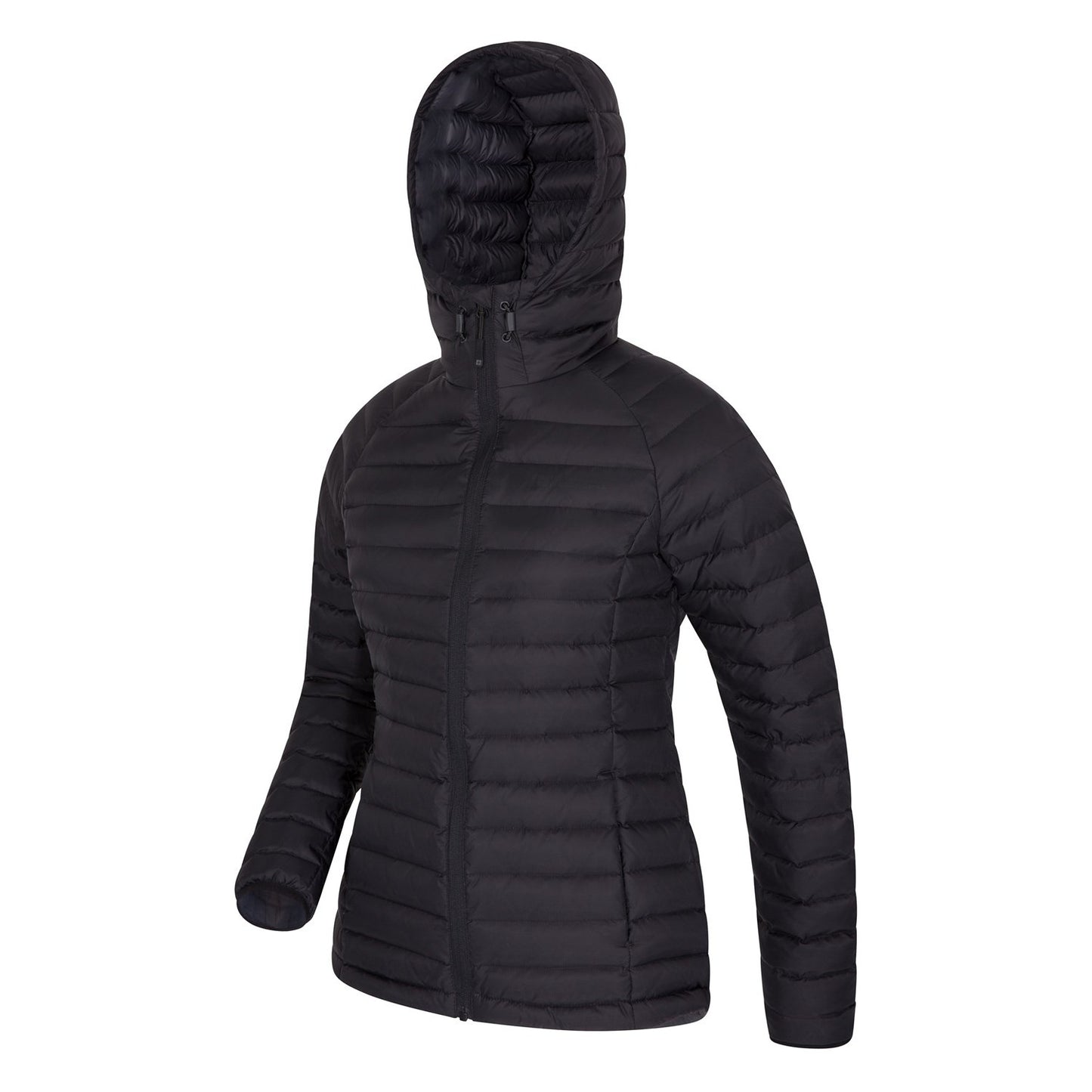 Black - Back - Mountain Warehouse Womens-Ladies Horizon Down Filled Padded Jacket
