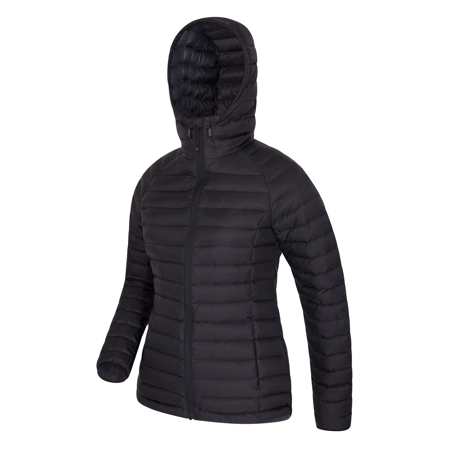 Black - Back - Mountain Warehouse Womens-Ladies Horizon Down Filled Padded Jacket