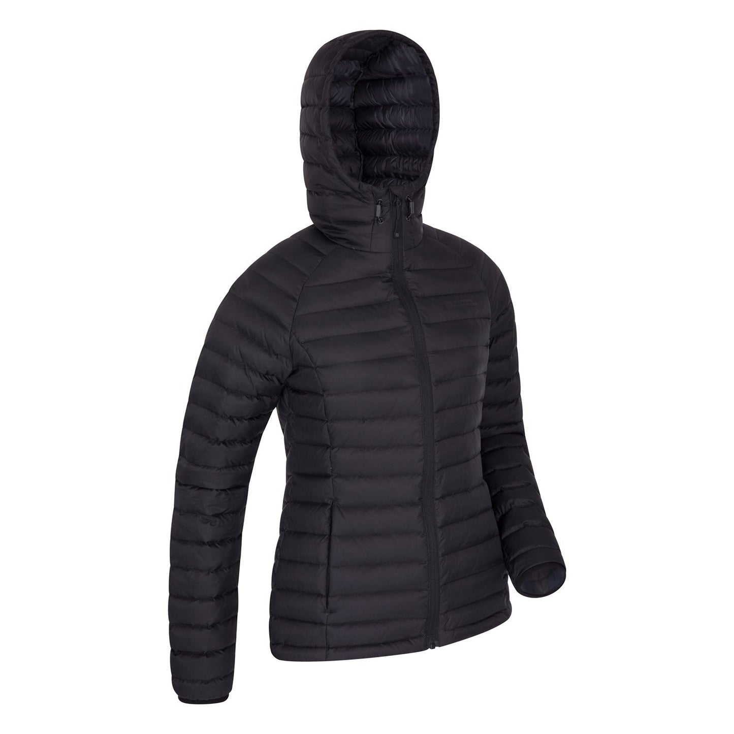 Black - Side - Mountain Warehouse Womens-Ladies Horizon Down Filled Padded Jacket