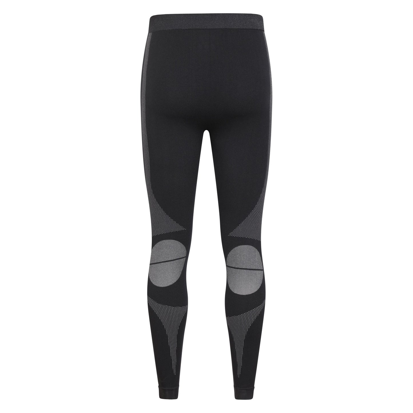 Black - Back - Mountain Warehouse Mens Quiver II Seamless Base Layer Bottoms