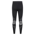 Black - Back - Mountain Warehouse Mens Quiver II Seamless Base Layer Bottoms
