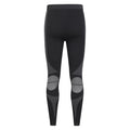 Black - Back - Mountain Warehouse Mens Quiver II Seamless Base Layer Bottoms