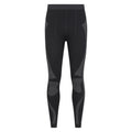 Black - Front - Mountain Warehouse Mens Quiver II Seamless Base Layer Bottoms